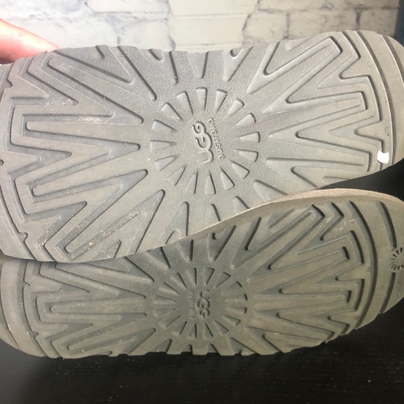 UGG Cardy Sweater Boot 3 Button Gray Size 8 - Picture 6 of 9